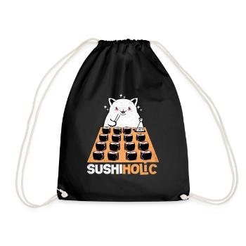 Sushi - Drawstring Bag - black - Front