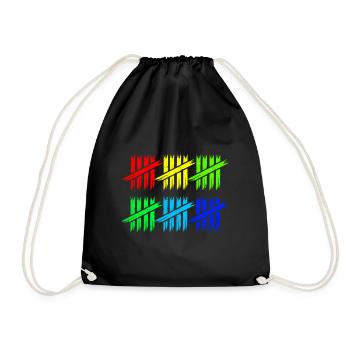 30th birthday - Drawstring Bag - black - Front