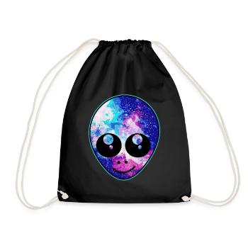 Aliens - Turnbeutel - Schwarz - Vorne