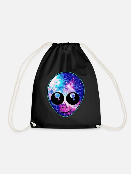 Aliens - Turnbeutel - Schwarz