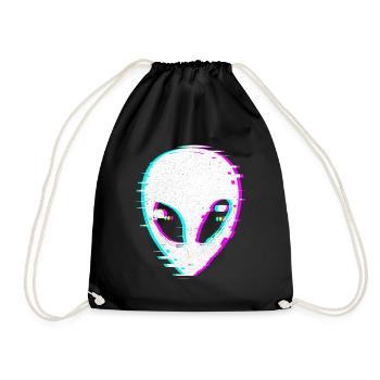 Aliens - Turnbeutel - Schwarz - Vorne