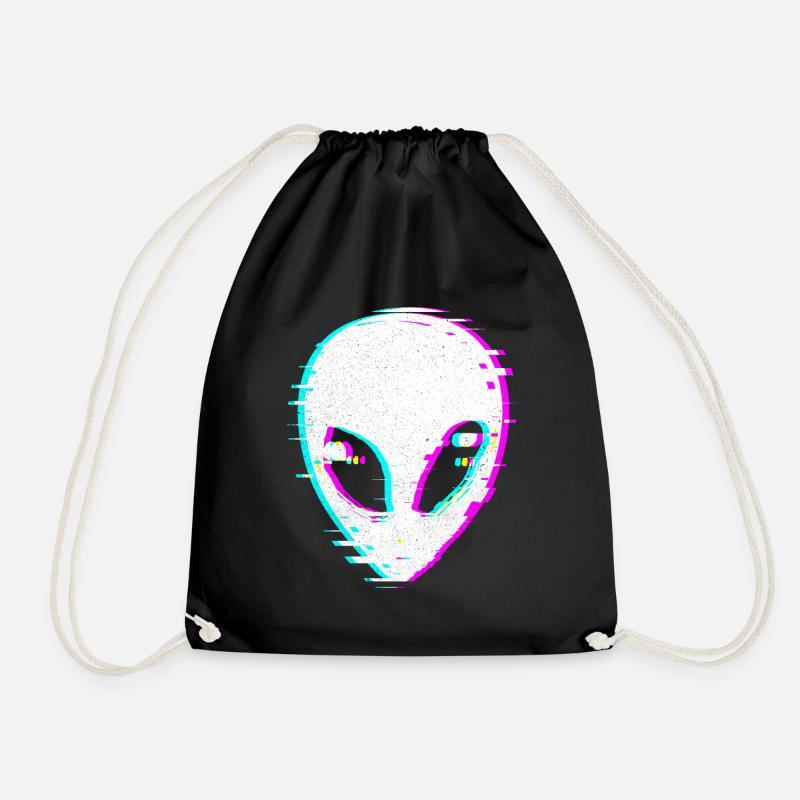 Aliens - Turnbeutel - Schwarz