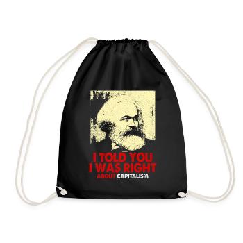 Communism - Drawstring Bag - black - Front
