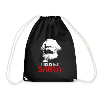 Communism Lenin Marx Class Struggle Social - Drawstring Bag - black - Front