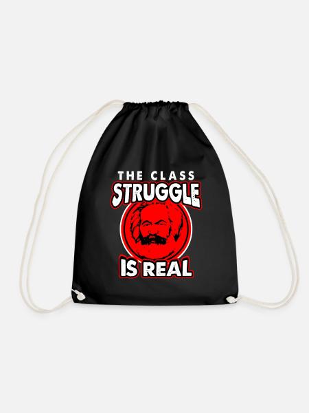 Kommunismus Lenin Marx Klassenkampf Sozial - Turnbeutel - Schwarz
