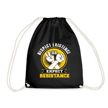Communism Lenin Marx Class Struggle Social - Drawstring Bag - black - Front
