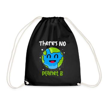 Earth Day - Drawstring Bag - black - Front