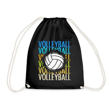 Volley-ball - Sac de sport léger - noir - Devant