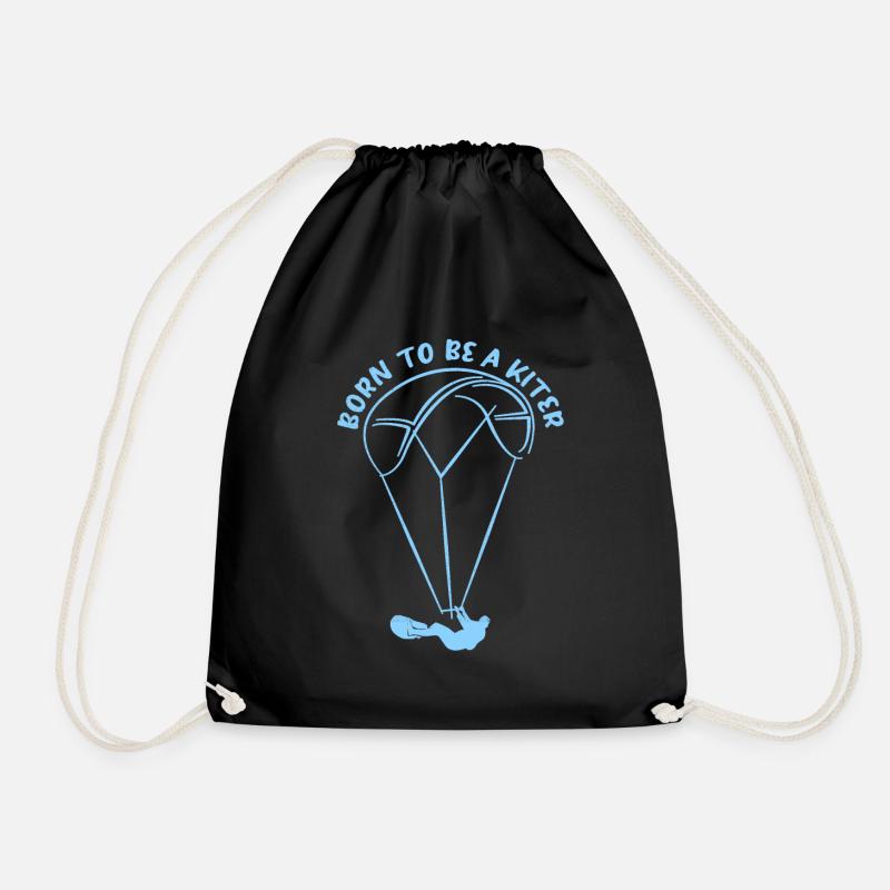 Kiteboard - Turnbeutel - Schwarz