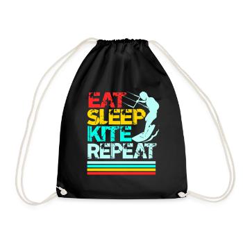 Kiteboard Kite kite-kite-cadeau kite-surf - Sac de sport léger - noir - Devant