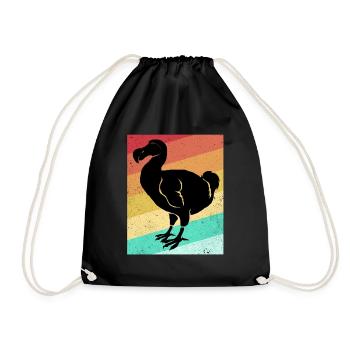 Dodo - Turnbeutel - Schwarz - Vorne