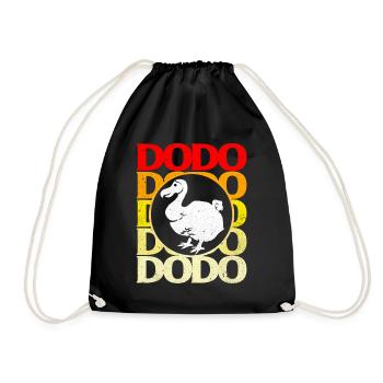 Dodo - Drawstring Bag - black - Front