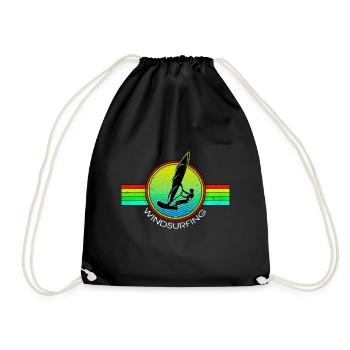 Windsurfing - Drawstring Bag - black - Front