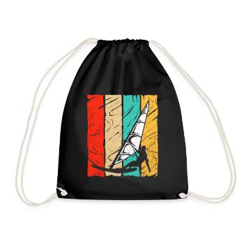 Windsurfing - Drawstring Bag - black - Front