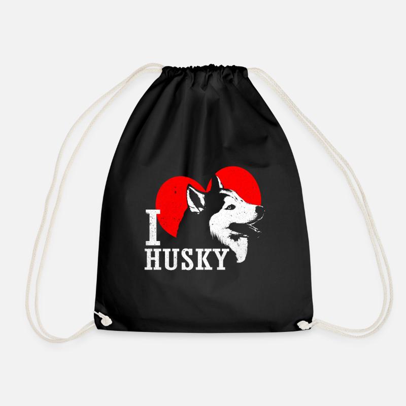 Husky - Turnbeutel - Schwarz
