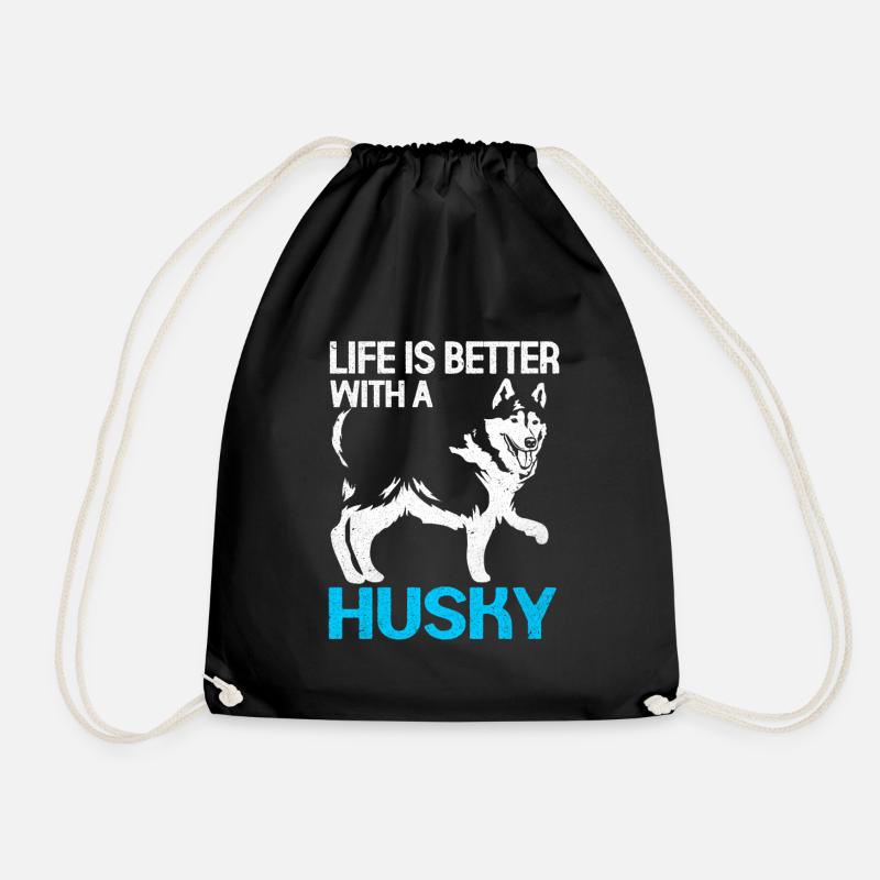 Husky - Turnbeutel - Schwarz