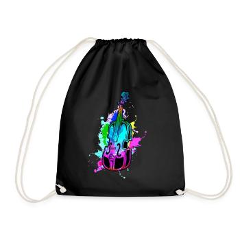 Cello - Drawstring Bag - black - Front