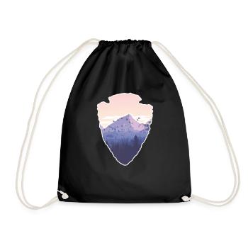 Désert indien amérindien arrowhead - Sac de sport léger - noir - Devant