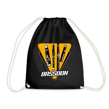 Basson - Sac de sport léger - noir - Devant