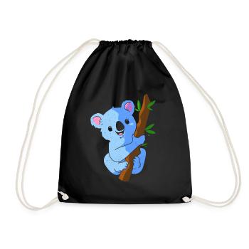 Koala - Turnbeutel - Schwarz - Vorne