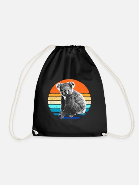 Koala - Turnbeutel - Schwarz