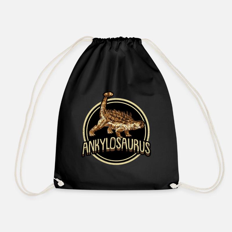Ankylosaurus - Turnbeutel - Schwarz