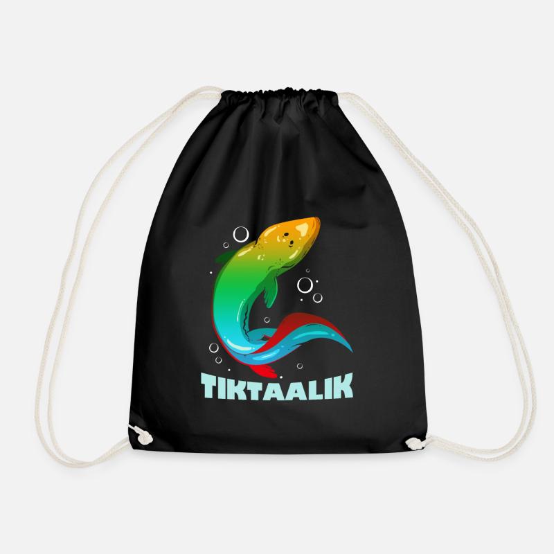TIKTAALIK - Turnbeutel - Schwarz