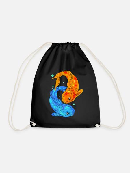Koi - Turnbeutel - Schwarz