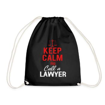 Lawyer Lawyer Lawyer Lawyer Judge - Drawstring Bag - black - Front