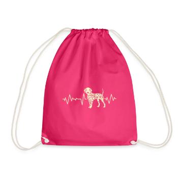 Dalmatiner - Turnbeutel - Fuchsia - Vorne