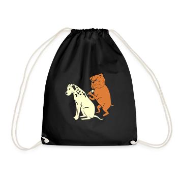 Dalmatiner Hund Trainer Hundefreund Hundeliebhaber - Turnbeutel - Schwarz - Vorne