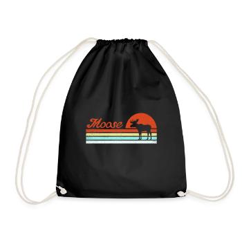 L’orignal - Sac de sport léger - noir - Devant
