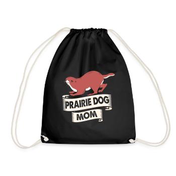Écureuil de terre Prairies Marmottes Prairies rongeurs - Sac de sport léger - noir - Devant