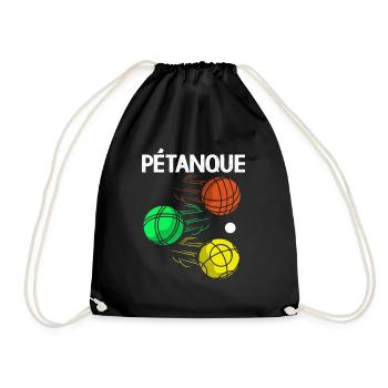 Pétanque Bocce Raffa Boule Sport Ball Petanque - Sac de sport léger - noir - Devant