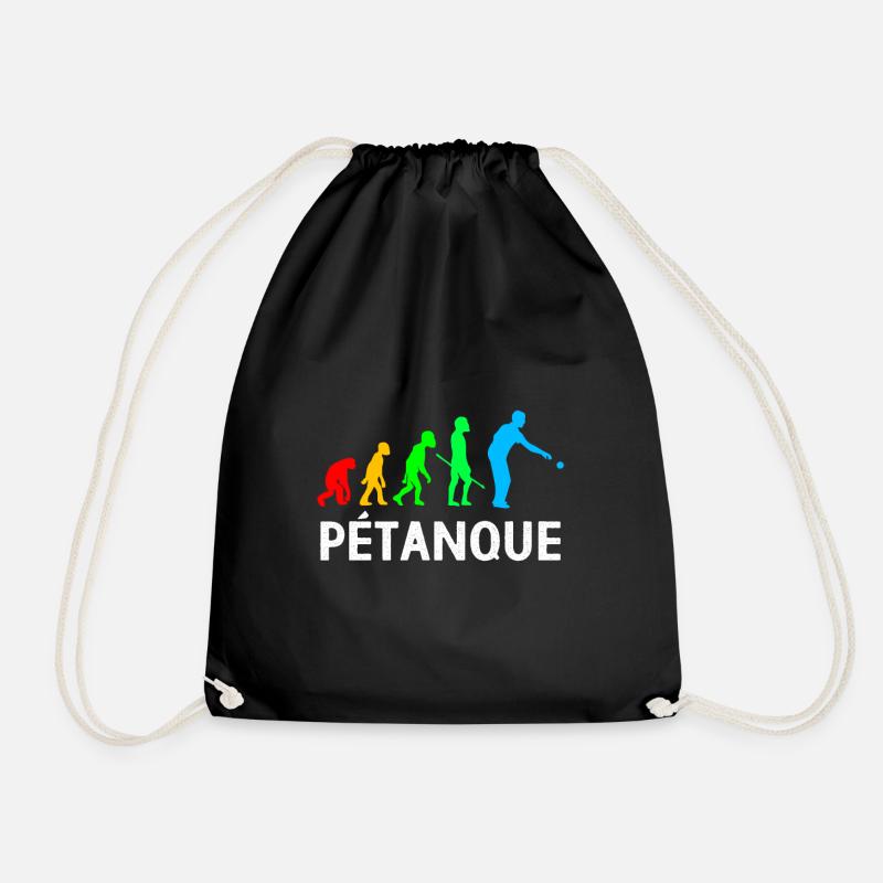 Pétanque Bocce Raffa Boule Sport Ball Petanque - Turnbeutel - Schwarz