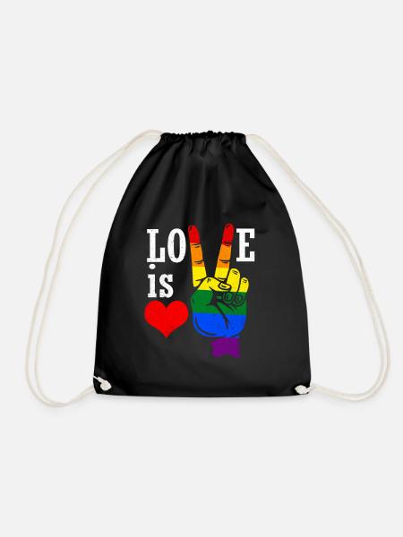 LGBT - Sac de sport léger - noir