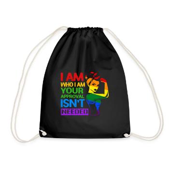 LGBT - Sac de sport léger - noir - Devant