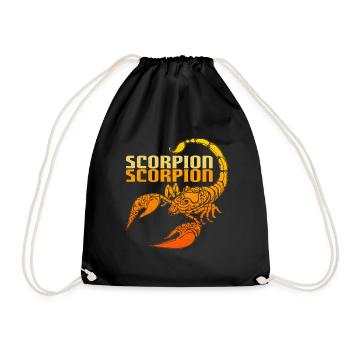 Scorpion - Drawstring Bag - black - Front