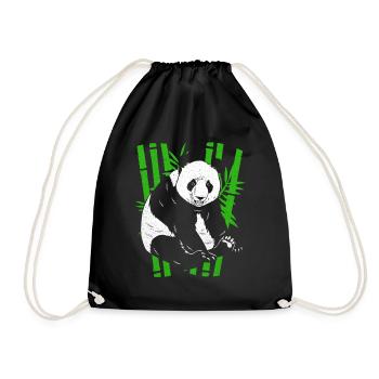 Panda - Sac de sport léger - noir - Devant