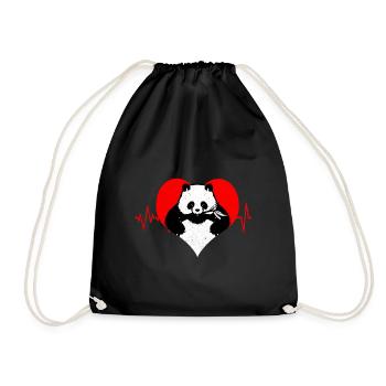 Panda - Sac de sport léger - noir - Devant