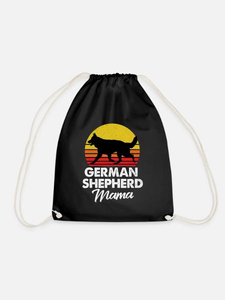 Deutscher Schäferhund - Turnbeutel - Schwarz