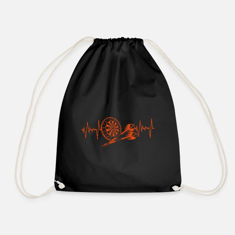 Dart - Drawstring Bag - black