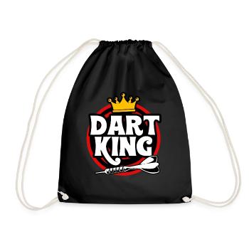 Dart Team Dartboard Dartpfeil Bullseye Dartverein - Turnbeutel - Schwarz - Vorne