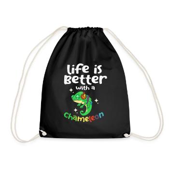 Caméléon - Sac de sport léger - noir - Devant