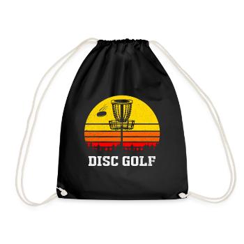 Frisbee - Drawstring Bag - black - Front