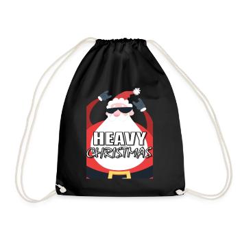 Heavy Christmas Santa Rocker - Turnbeutel - Schwarz - Vorne