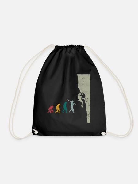 Bouldern Evolution Vintage - Turnbeutel - Schwarz