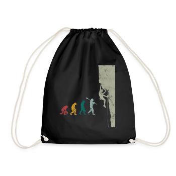 Klettern Bouldern Evolution - Turnbeutel - Schwarz - Vorne