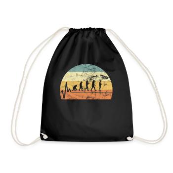 Evolution Modèle de vol Rétro Vintage Modèle modèle D - Sac de sport léger - noir - Devant