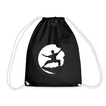 fighter - Drawstring Bag - black - Front